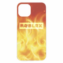 Чехол из раздела Roblox Logo and fire для Apple iPhone 13 - FATLINE Чехол из раздела Roblox Logo and fire для Apple iPhone 13