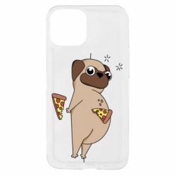 Чехол из раздела Любителям еды Pug loves pizza для Apple iPhone 13 mini - FATLINE Чехол из раздела Любителям еды Pug loves pizza для Apple iPhone 13 mini