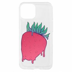 Чехол из раздела Любителям еды Strawberry art для Apple iPhone 13 mini - FATLINE Чехол из раздела Любителям еды Strawberry art для Apple iPhone 13 mini