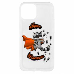 Чехол из раздела ART V Super raccoon для Apple iPhone 13 mini - FATLINE Чехол из раздела ART V Super raccoon для Apple iPhone 13 mini