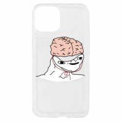 Чехол из раздела Авторские принты Wojak meme brain для Apple iPhone 13 mini - FATLINE Чехол из раздела Авторские принты Wojak meme brain для Apple iPhone 13 mini