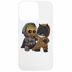 Чехол из раздела Стражи Галактики Бэтмен и грут для Apple iPhone 13 Pro