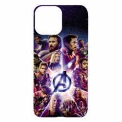 Чехол из раздела Мстители Avengers heroes and logo endgame для Apple iPhone 13 Pro Max - FATLINE Чехол из раздела Мстители Avengers heroes and logo endgame для Apple iPhone 13 Pro Max