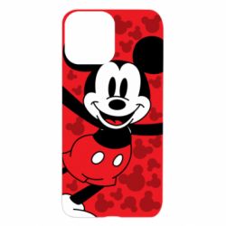Чехол из раздела Мультфильмы Happy Mickey для Apple iPhone 13 Pro Max - FATLINE Чехол из раздела Мультфильмы Happy Mickey для Apple iPhone 13 Pro Max