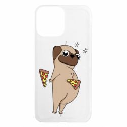 Чехол из раздела Мопс Pug loves pizza для Apple iPhone 13 Pro Max - FATLINE Чехол из раздела Мопс Pug loves pizza для Apple iPhone 13 Pro Max