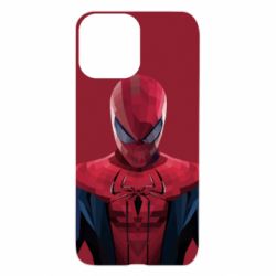 Чехол из раздела Мстители Spiderman low poly для Apple iPhone 13 Pro Max - FATLINE Чехол из раздела Мстители Spiderman low poly для Apple iPhone 13 Pro Max