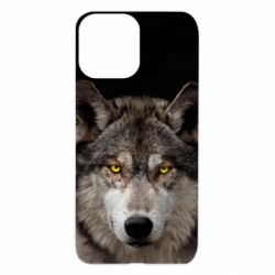 Чехол из раздела Волк Wolf with yellow eyes для Apple iPhone 13 Pro Max
