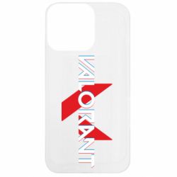 Чехол из раздела Valorant Valorant glitsh logo для Apple iPhone 13 Pro
