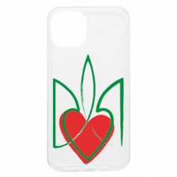 Чохол з розділу Герб України Серце з гербом для Apple iPhone 13