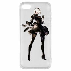 Чехол из раздела NieR: Automata 2b nier machine для Apple iPhone 5S - FATLINE Чехол из раздела NieR: Automata 2b nier machine для Apple iPhone 5S