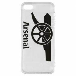 Чохол з розділу Арсенал (Arsenal) Arsenal simple logo для Apple iPhone 5S - FATLINE Чохол з розділу Арсенал (Arsenal) Arsenal simple logo для Apple iPhone 5S