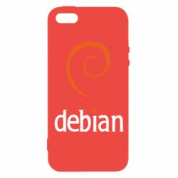 Чехол из раздела Linux Debian для Apple iPhone 5S - FATLINE Чехол из раздела Linux Debian для Apple iPhone 5S