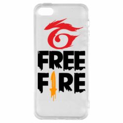 Чехол из раздела Garena Free Fire Garena and Free Fire logo для Apple iPhone 5S