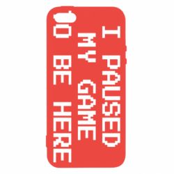 Чохол з розділу Кіберспорт I Paused My Game To Be Here для Apple iPhone 5S - FATLINE Чохол з розділу Кіберспорт I Paused My Game To Be Here для Apple iPhone 5S