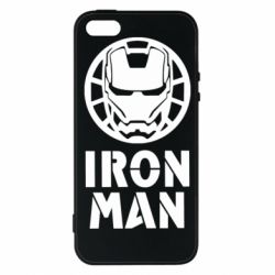 Чехол из раздела Железный человек Iron man text для Apple iPhone 5S - FATLINE Чехол из раздела Железный человек Iron man text для Apple iPhone 5S