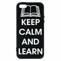 Чехол из раздела KEEP CALM Keep calm and learn для Apple iPhone 5S