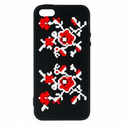 Чехол из раздела Вишиванки Квітковий орнамент для Apple iPhone 5S - FATLINE Чехол из раздела Вишиванки Квітковий орнамент для Apple iPhone 5S