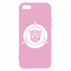 Чехол из раздела Transformers Логотип Трансформеры для Apple iPhone 5S - FATLINE Чехол из раздела Transformers Логотип Трансформеры для Apple iPhone 5S