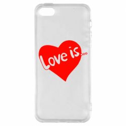 Чехол из раздела Любовь Love is... для Apple iPhone 5S - FATLINE Чехол из раздела Любовь Love is... для Apple iPhone 5S