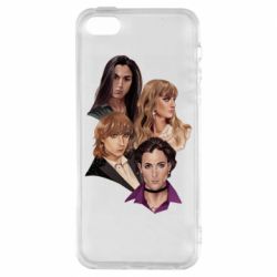 Чехол из раздела Måneskin Maneskin band art для Apple iPhone 5S - FATLINE Чехол из раздела Måneskin Maneskin band art для Apple iPhone 5S
