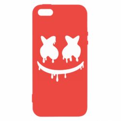 Чехол из раздела Dj Marshmello Marshmello and face logo для Apple iPhone 5S - FATLINE Чехол из раздела Dj Marshmello Marshmello and face logo для Apple iPhone 5S