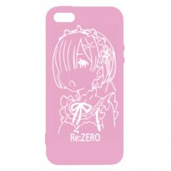 Чохол з розділу Saharok Rem Re:Zero для Apple iPhone 5S - FATLINE Чохол з розділу Saharok Rem Re:Zero для Apple iPhone 5S