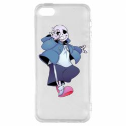 Чехол из раздела Авторские принты Sans smile для Apple iPhone 5S - FATLINE Чехол из раздела Авторские принты Sans smile для Apple iPhone 5S