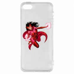 Чехол из раздела ВандаВижен Scarlet Witch comic art для Apple iPhone 5S - FATLINE Чехол из раздела ВандаВижен Scarlet Witch comic art для Apple iPhone 5S