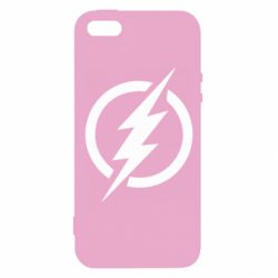 Чехол из раздела Flash Superhero logo для Apple iPhone 5S - FATLINE Чехол из раздела Flash Superhero logo для Apple iPhone 5S