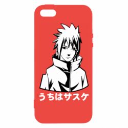 Чехол из раздела Саске Учиха Uchiha Sasuke Black And White Art для Apple iPhone 5S - FATLINE Чехол из раздела Саске Учиха Uchiha Sasuke Black And White Art для Apple iPhone 5S
