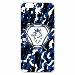 Чехол из раздела Грузовики Scania logo and grunge для Apple iPhone 6