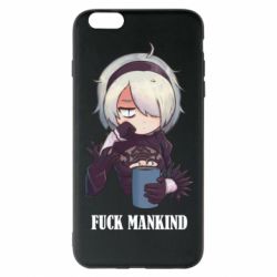 Чехол из раздела NieR: Automata Nier. Fuck Mankind для Apple iPhone 6 Plus/6S Plus - FATLINE Чехол из раздела NieR: Automata Nier. Fuck Mankind для Apple iPhone 6 Plus/6S Plus