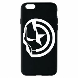 Чохол з розділу Залізна людина Iron Man and Captain America для Apple iPhone 6S - FATLINE Чохол з розділу Залізна людина Iron Man and Captain America для Apple iPhone 6S