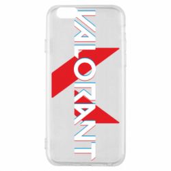 Чехол из раздела Valorant Valorant glitsh logo для Apple iPhone 6S