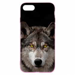 Чехол из раздела Волк Wolf with yellow eyes для Apple iPhone 8