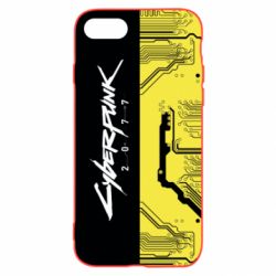 Чехол из раздела Авторские принты Cyberpunk black and yellow для Apple iPhone SE 2020 - FATLINE Чехол из раздела Авторские принты Cyberpunk black and yellow для Apple iPhone SE 2020