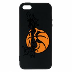 Чехол из раздела Баскетбол Angry ball для Apple iPhone SE