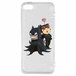 Чехол из раздела Batman Catwoman and Angry Batman для Apple iPhone SE - FATLINE Чехол из раздела Batman Catwoman and Angry Batman для Apple iPhone SE