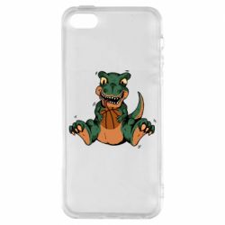 Чехол из раздела Баскетбол Dinosaur and basketball для Apple iPhone SE