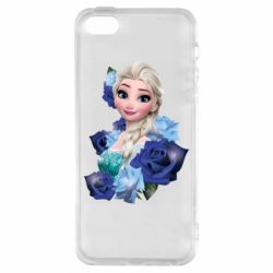 Чехол из раздела Blackjnnfr Elsa and roses для Apple iPhone SE - FATLINE Чехол из раздела Blackjnnfr Elsa and roses для Apple iPhone SE