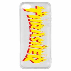 Чехол из раздела Thrasher Fire Thrasher для Apple iPhone SE - FATLINE Чехол из раздела Thrasher Fire Thrasher для Apple iPhone SE