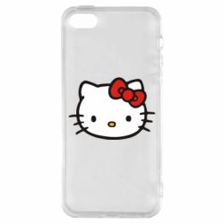 Чехол из раздела Hello Kitty Kitty для Apple iPhone SE - FATLINE Чехол из раздела Hello Kitty Kitty для Apple iPhone SE