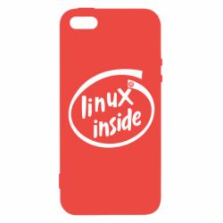 Чехол из раздела Linux Linux Inside для Apple iPhone SE - FATLINE Чехол из раздела Linux Linux Inside для Apple iPhone SE
