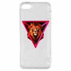 Чехол из раздела Львы Lion art для Apple iPhone SE - FATLINE Чехол из раздела Львы Lion art для Apple iPhone SE