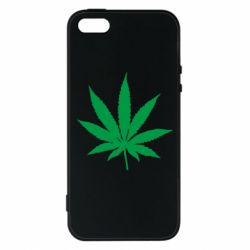 Чехол из раздела Наркоманские Листик марихуаны для Apple iPhone SE - FATLINE Чехол из раздела Наркоманские Листик марихуаны для Apple iPhone SE