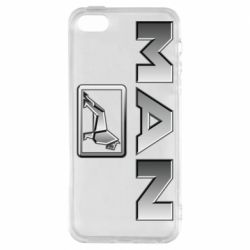 Чехол из раздела Грузовики Man logo and lion для Apple iPhone SE