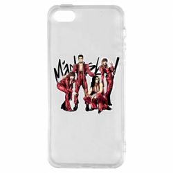 Чехол из раздела Måneskin Maneskin band для Apple iPhone SE - FATLINE Чехол из раздела Måneskin Maneskin band для Apple iPhone SE