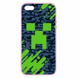 Чехол из раздела Minecraft Minecraft Creeper для Apple iPhone SE