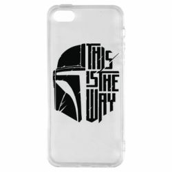 Чехол из раздела Мандалорец This Is The Way для Apple iPhone SE - FATLINE Чехол из раздела Мандалорец This Is The Way для Apple iPhone SE