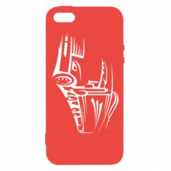 Чехол из раздела Грузовики Truck line art для Apple iPhone SE